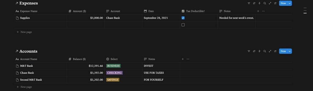 Tax & Income Tracker
