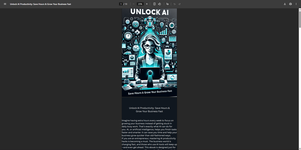 Unlock AI Productivity: Save Hours & Grow Your Business Fast